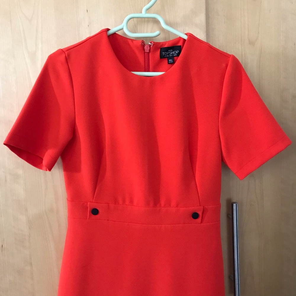 Topshop Fitted Mini Dress 🍊